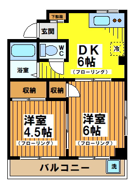 シャトレー富士の間取り