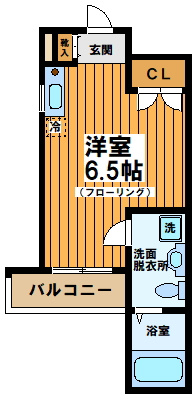  ハツダイフラットの間取り