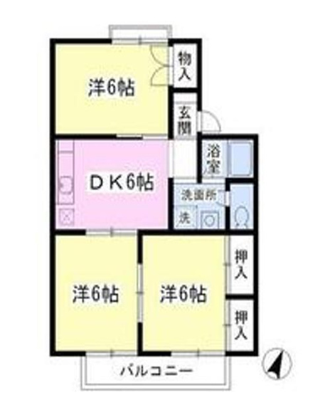 【間取り】 | グランメールＡ