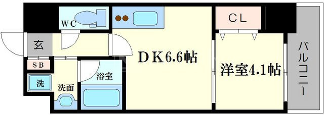 アザレア梅田の間取り