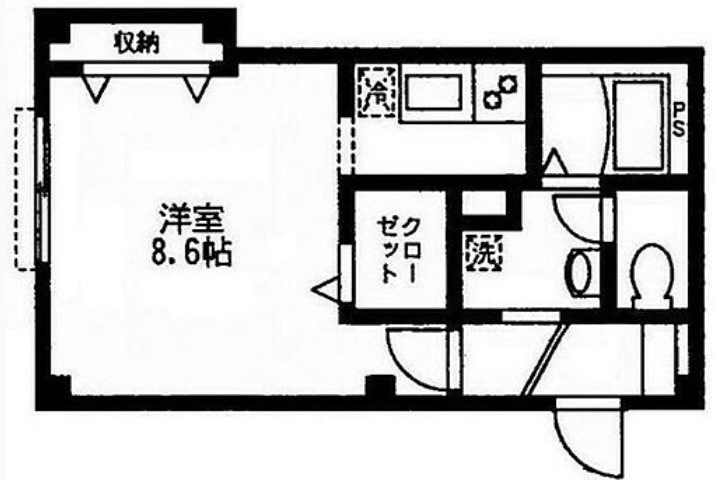 ロジュマンN荻窪の間取り
