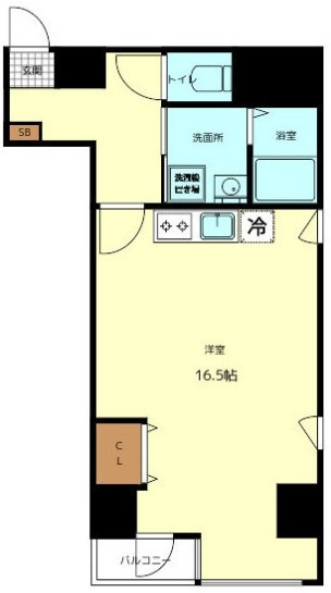 アクセス淀橋の間取り|間取りです。