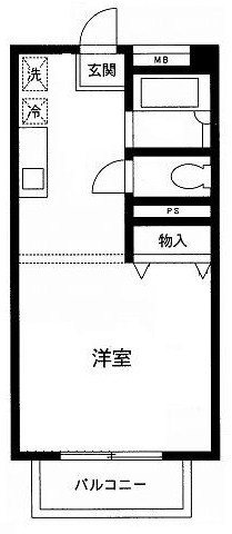 コトー三田  の間取り|間取りです。