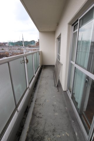 マンション大門のバルコニー