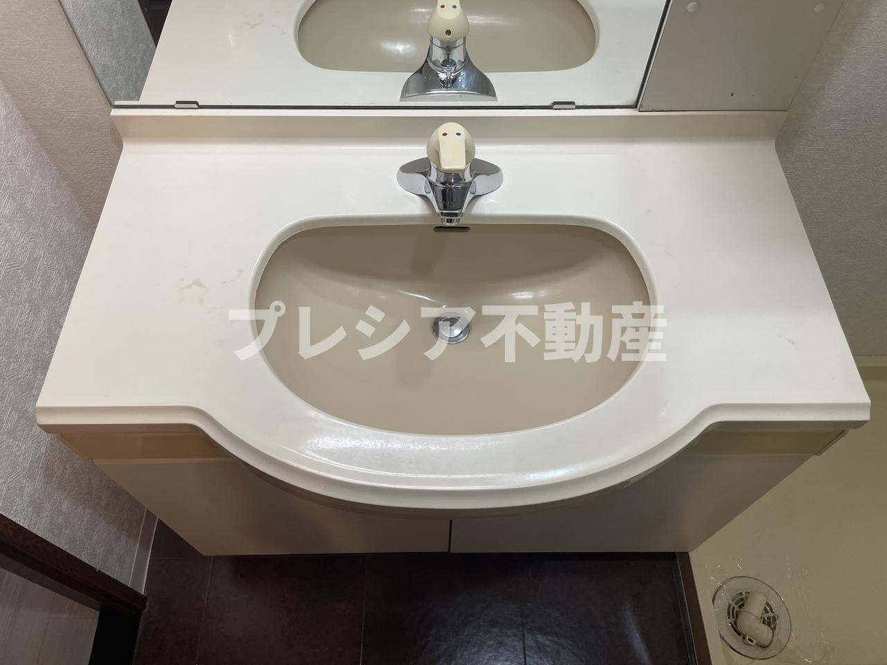 ロイヤルハイツ甲子園口の洗面所