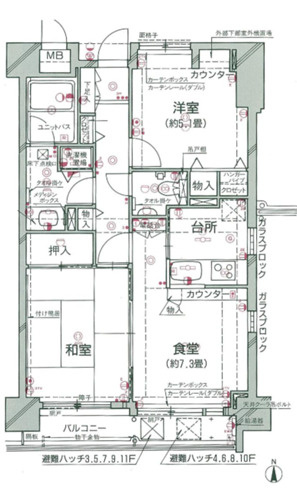 メイツ蒲田の地図