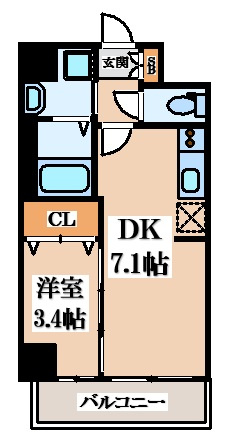【間取り】 | アドバンス大阪リーヴァ