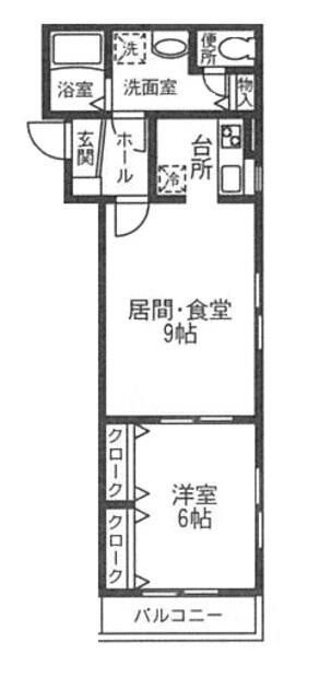 ルアーナガーデンⅡの間取り|間取りです。