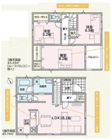 半田市美原町1丁目の間取り