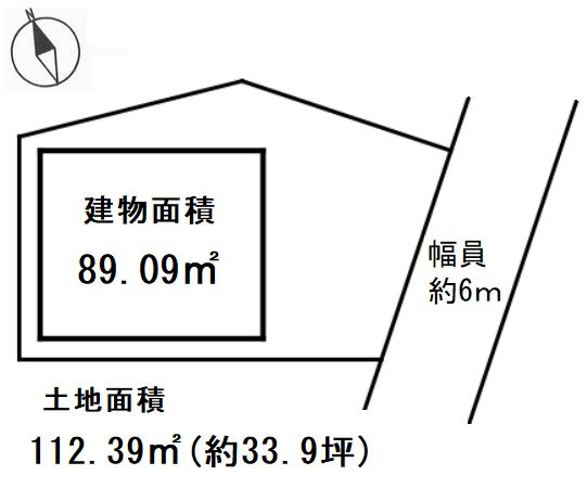 半田市美原町1丁目の区画図