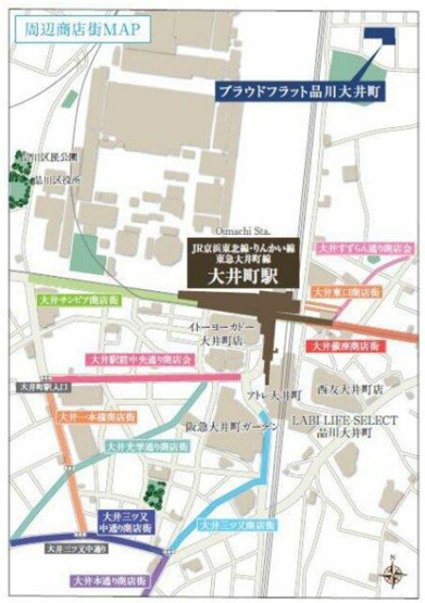 【地図】 | プラウドフラット品川大井町