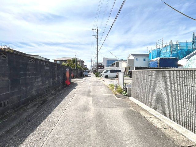 ハートフルタウン　一宮市奥町　全3区画分譲の前面道路含む現地写真|「現地（2026年9月18日）撮影」　
■前面道路　
■ヤマダ不動産　株式会社リライフ