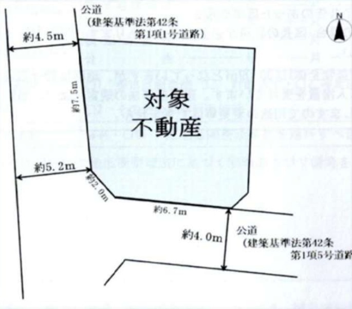 瀬田５　土地の区画図