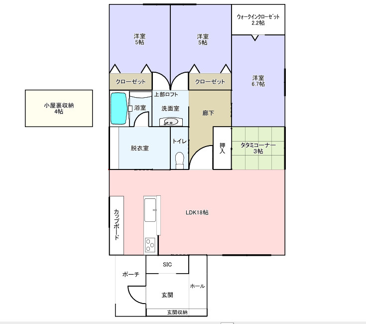 【新築戸建】FelidiaGarden船穂町柳井原3号棟