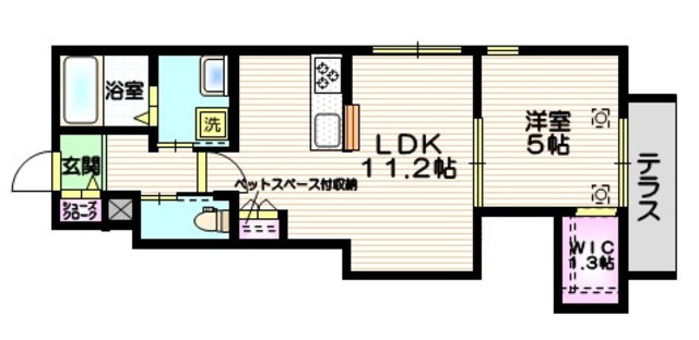 ヴェラ・レガーメの間取り|間取り図