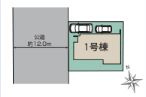 【区画図】 | ご家族様のプライベート空間が確保できる素敵な間取りです。また敷地ゆったりですので、おうち時間を楽しむのにもぴったりですね♪
