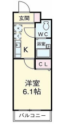 板橋区成増２丁目の賃貸マンションの間取り