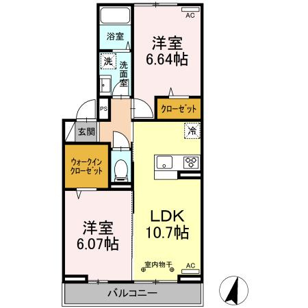 サンジェルマン中央林間２丁目の間取り