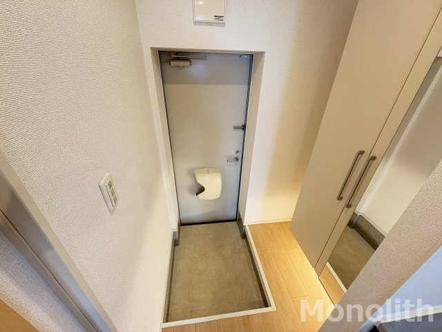 カーサモデルノの玄関