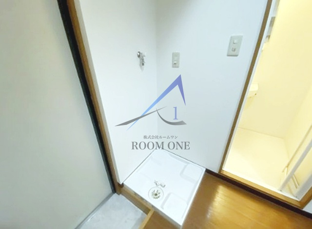 マンション王子の設備|洗濯機置き場です。