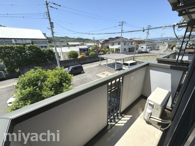 コーポKのバルコニー