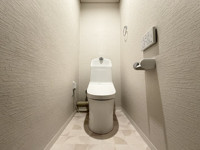 三旺マンション第二植田B棟のトイレ