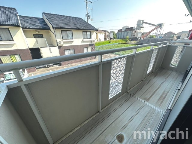 セジュール濱田Ⅱのバルコニー