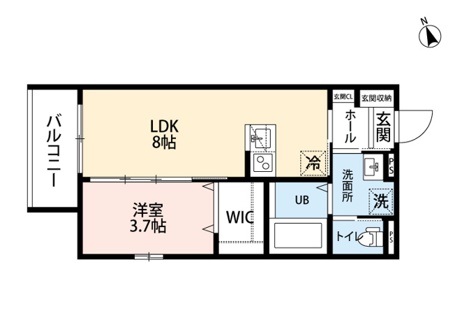 【間取り】 | 仲介手数料無料！HPに初期費用掲載！「プライスホーム」で検索！グランソレイユ西新