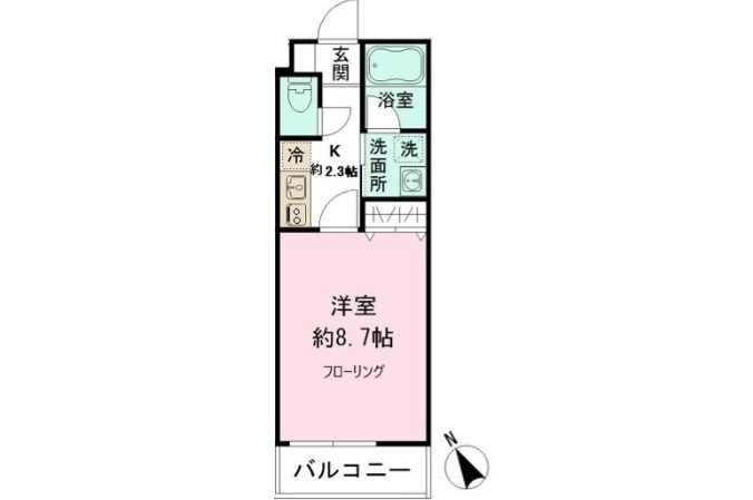 エグゼシャトー伍番館の間取り