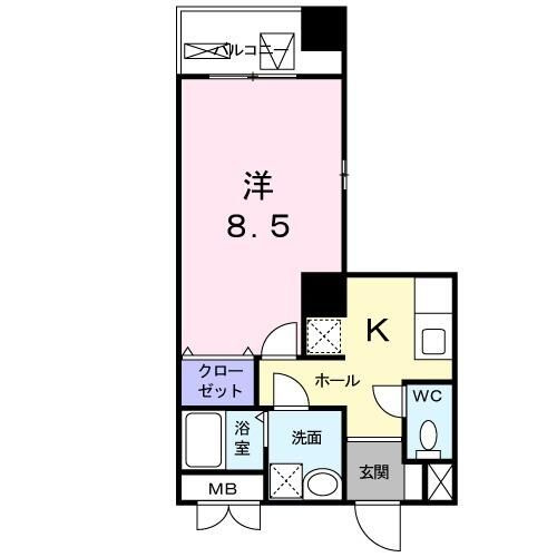 アヴニール山手の間取り