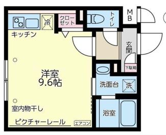 【間取り】 | ココキューブ日暮里公園 | 間取りです。
