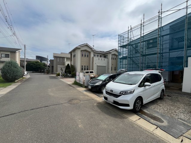 古河市雷電町　第２期　全2邸の前面道路含む現地写真|〇前面道路〇
西側約6m
閑静な住宅街です。
2026年7月撮影