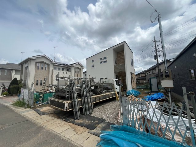 古河市雷電町　第２期　全2邸の前面道路含む現地写真|〇前面道路〇
南東側約2.9m
2026年7月撮影