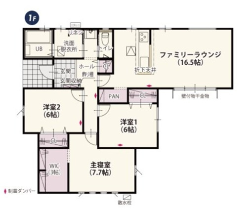 古河市雷電町　第２期　全2邸の区画図|全棟配置図