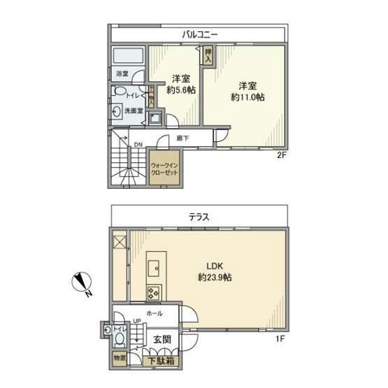 【間取り】 | 久我山戸建-久我山4丁目　定期借家2年-