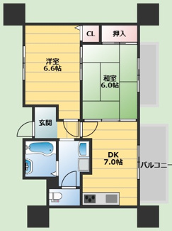 【間取り】 | ドミトリー箕面