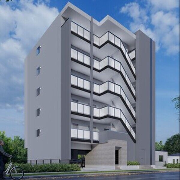 名古屋市瑞穂区川澄町 新築RCマンションの外観
