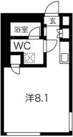 Ludens東新町の間取り|間取りです。
