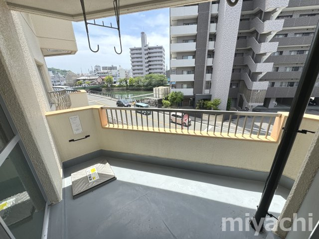 宮内ハイツのバルコニー