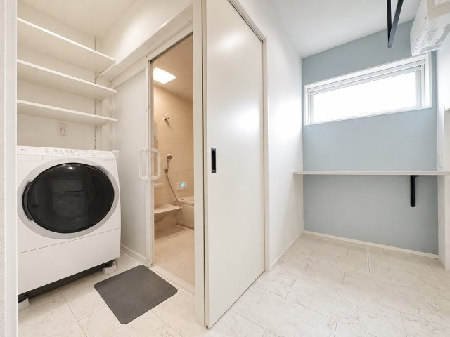 【駅近】下都賀郡壬生町大字安塚中古戸建【アイ工務店設計】の脱衣所