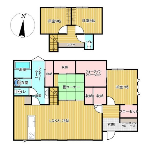 【駅近】下都賀郡壬生町大字安塚中古戸建【アイ工務店設計】の間取り