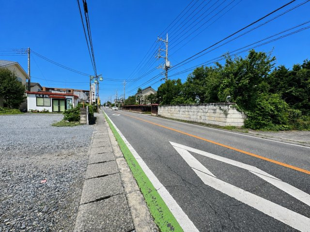 【駅近】下都賀郡壬生町大字安塚中古戸建【アイ工務店設計】の前面道路含む現地写真