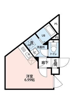 【間取り】 | Axis西日暮里 | 間取りです。