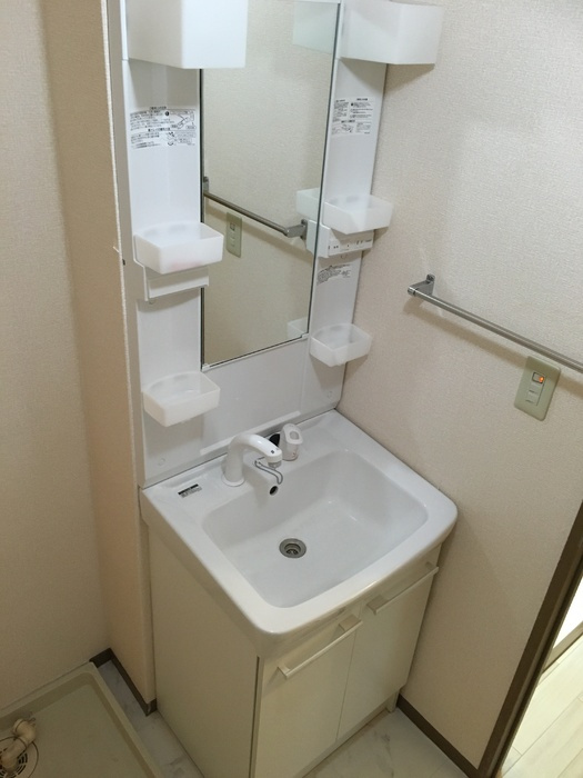 福の本ランダの洗面所