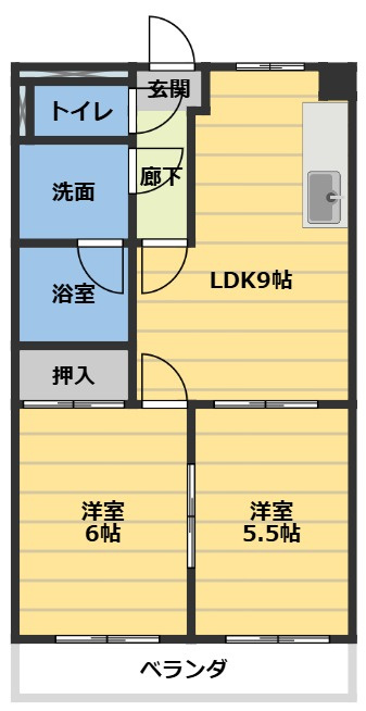 パレオシンセイⅢの間取り