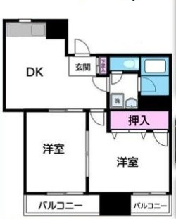 【間取り】 | エアリー西日暮里 | 間取りです。
