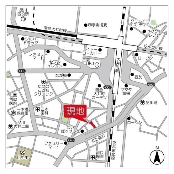 【地図】 | ラフュージュ大井町