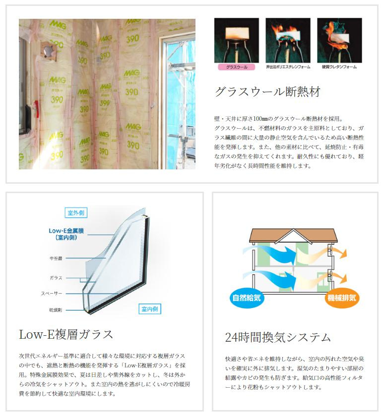 水戸市見川3期　新築戸建　2号棟の構造・工法・仕様