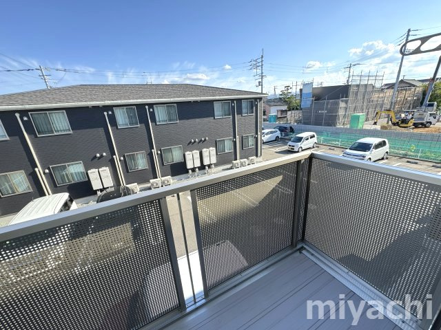サザンコート　Bのバルコニー