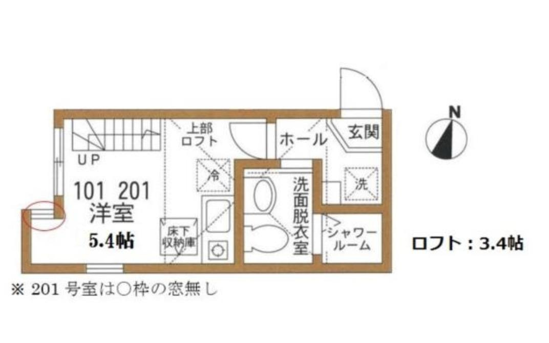 横浜市西区伊勢町１丁目のアパートの間取り
